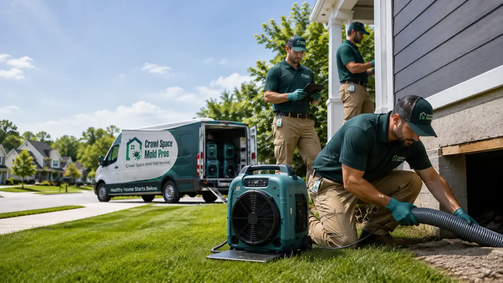 Crawl Space Mold Removal in Lake Benton, MN